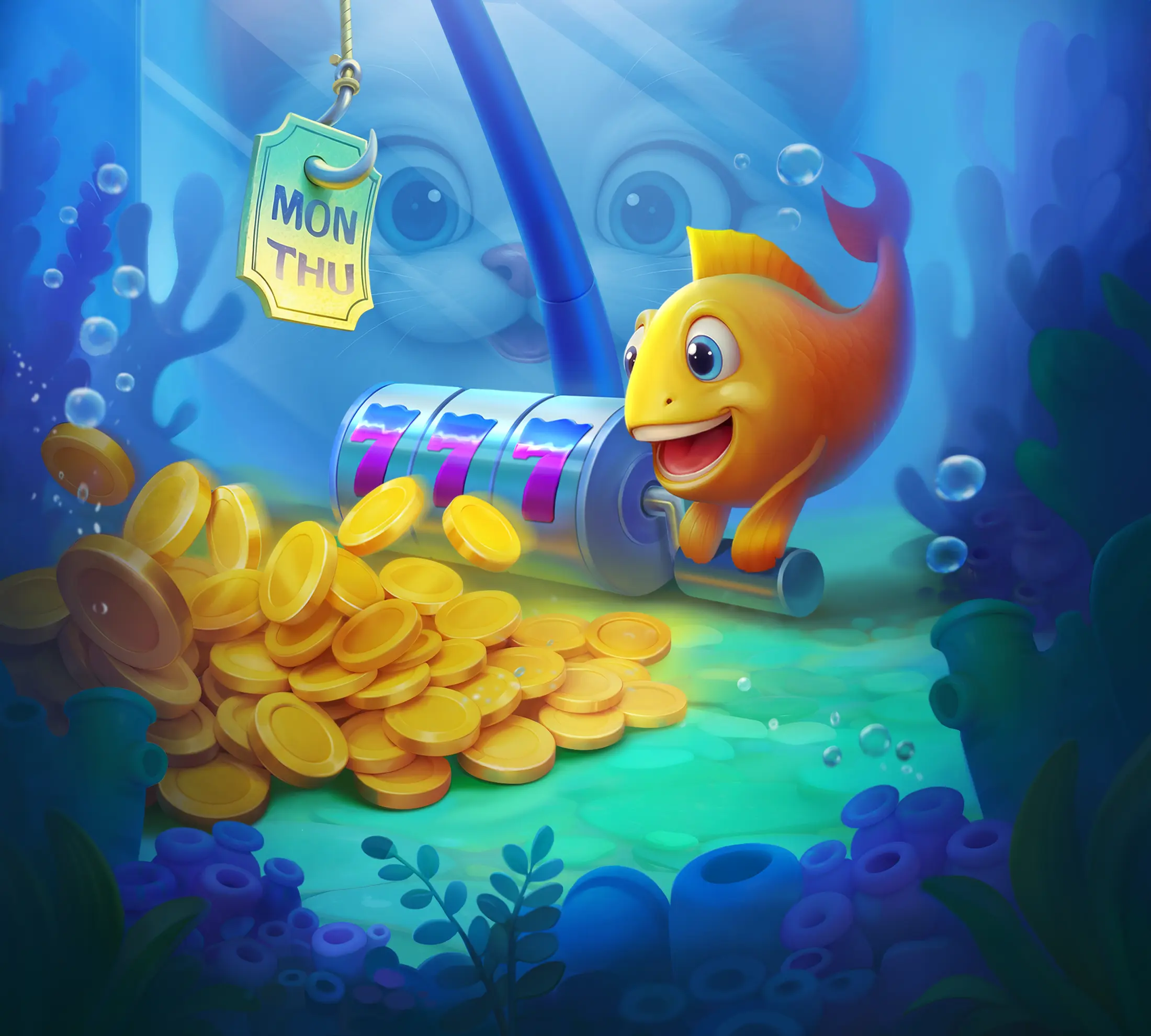 Application mobile Spinfin affichant les bonus et les free spins actifs