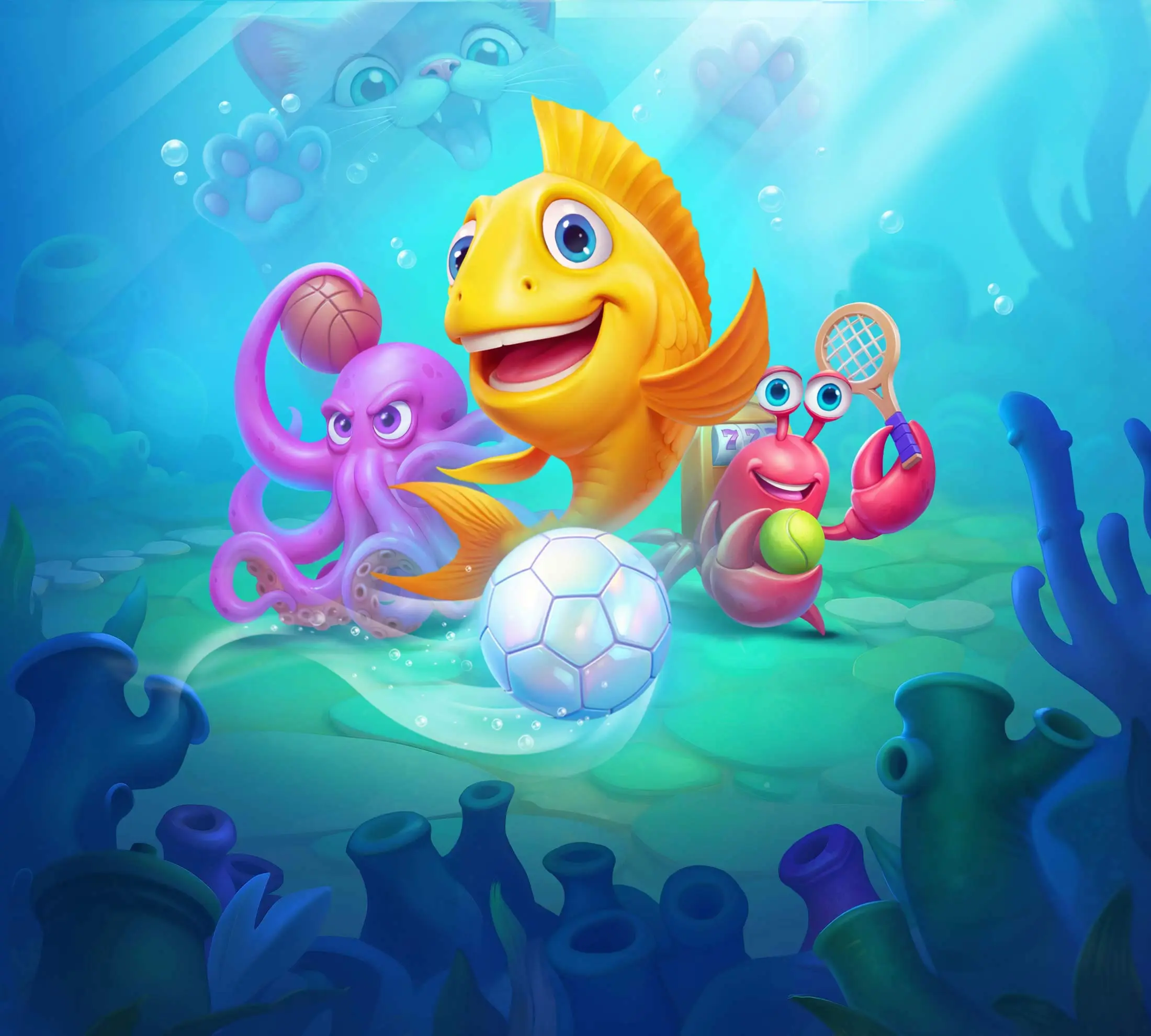 Page bonus du casino online Spinfin présentant des offres et free spins